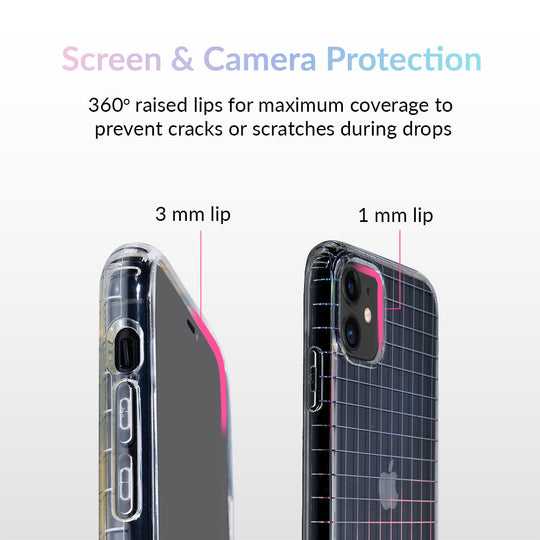 Off The Grid Holo iPhone Case – Luxury Aesthetic Phone Cover