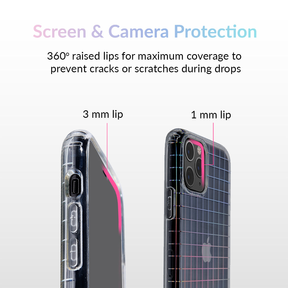 Off The Grid Holo iPhone Case – Luxury Aesthetic Phone Cover