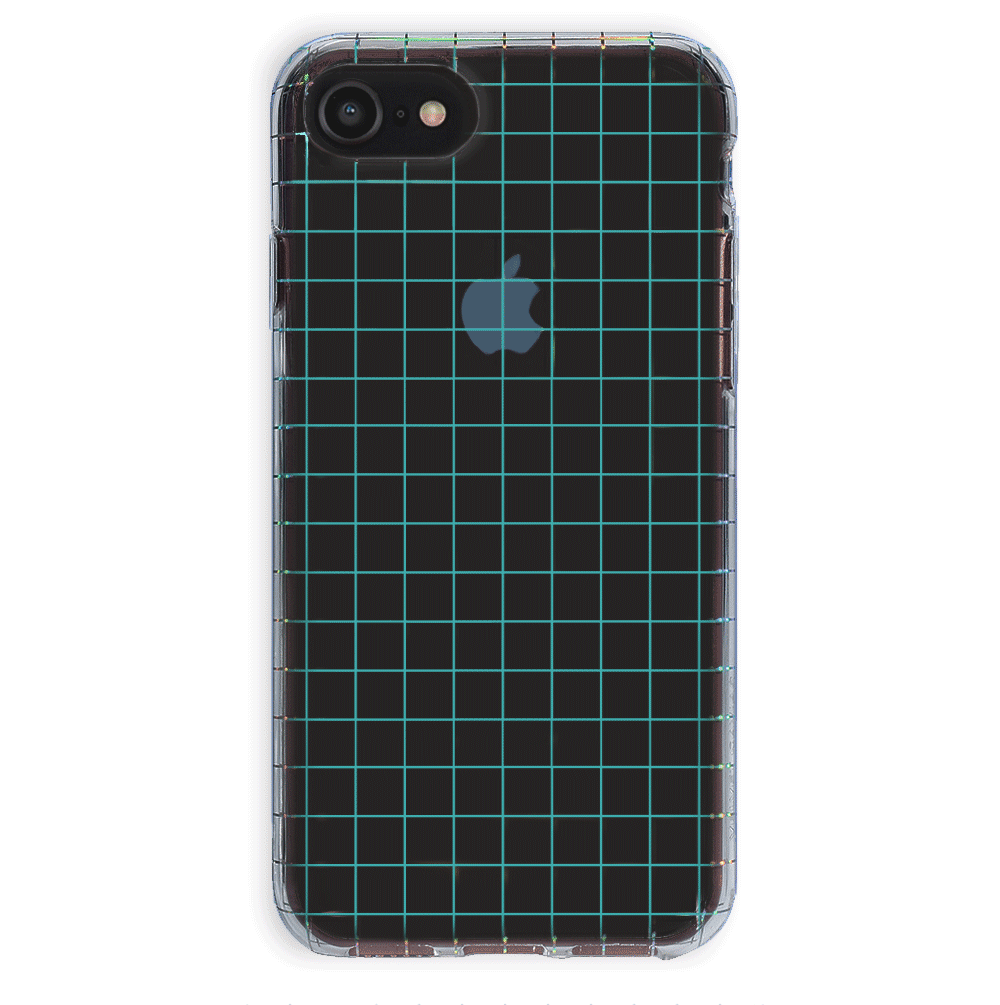 Off The Grid Holo iPhone Case – Luxury Aesthetic Phone Cover