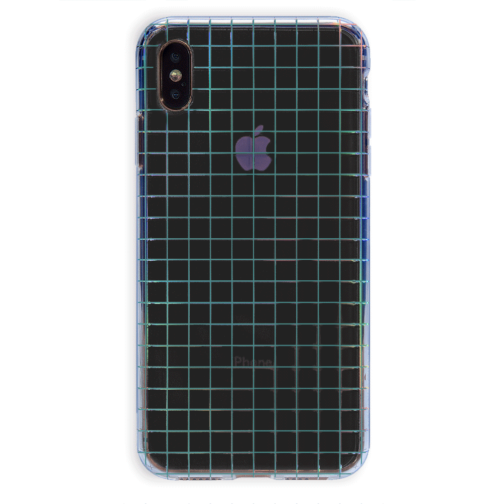 Off The Grid Holo iPhone Case – Luxury Aesthetic Phone Cover