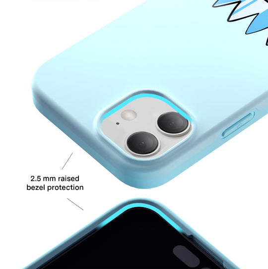 Pudgy Penguins Polar Blue iPhone Case – Trendy Protective Phone Cover