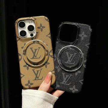 Luxury Monogram Magnetic Ring iPhone 17 Case – Designer Fashion Style