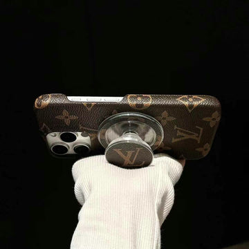 Luxury Monogram Magnetic Ring iPhone 17 Case – Designer Fashion Style