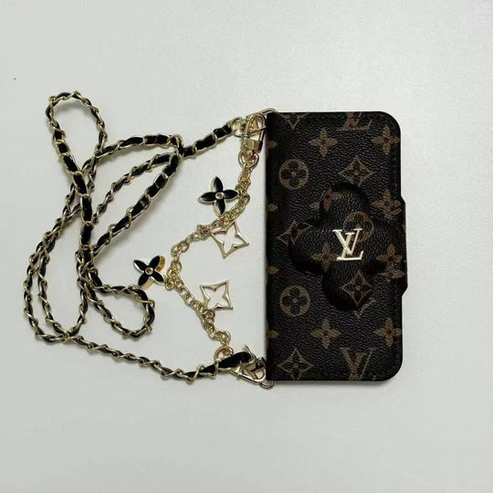 Inspired Wallet iPhone Case – Luxury Fashion Cover for iPhone 16 / 15 / 14 / 13