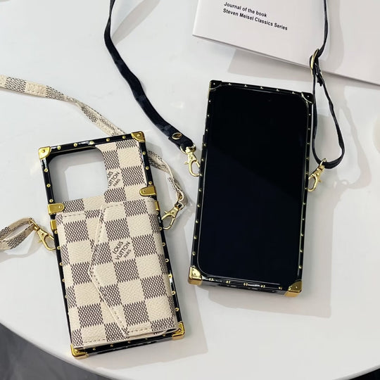 Monogram Trunk Card Holder iPhone 16 Pro Case – Luxury Designer Cover