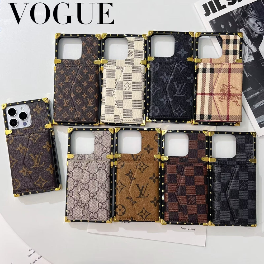 Monogram Trunk Card Holder iPhone 16 Pro Case – Luxury Designer Cover