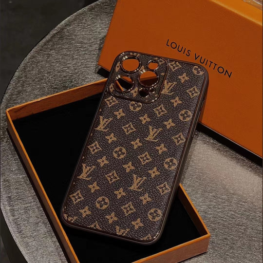 Brown Monogram iPhone 16 Pro Case – Premium Designer Inspired Cover