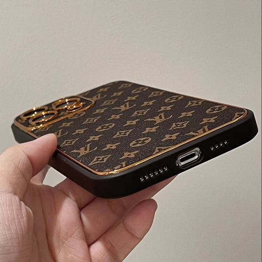 Brown Monogram iPhone 16 Pro Case – Premium Designer Inspired Cover