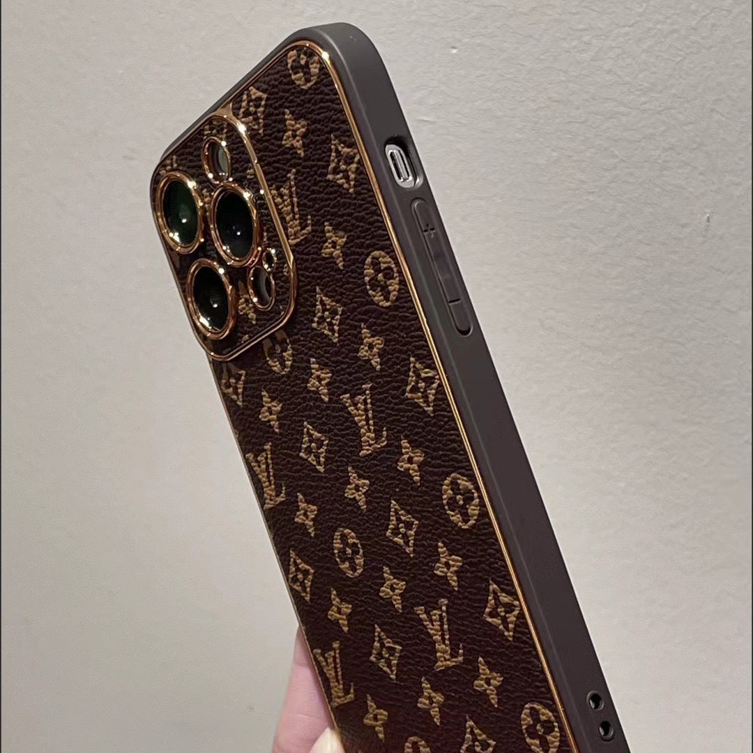 Brown Monogram iPhone 16 Pro Case – Premium Designer Inspired Cover