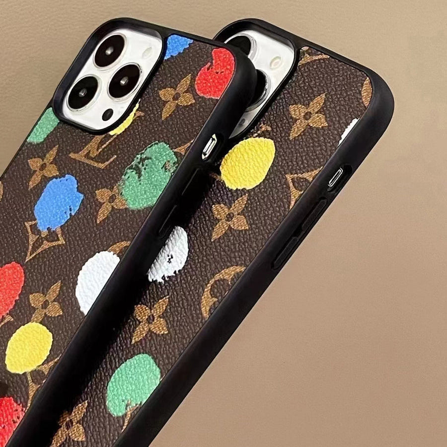Luxury Multi-Color Monogram iPhone 16 Case – Premium Designer Style