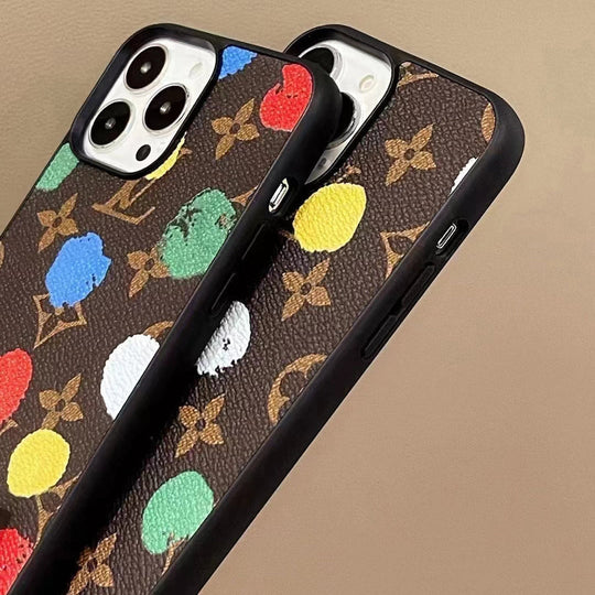 Luxury Multi-Color Monogram iPhone 16 Case – Premium Designer Style
