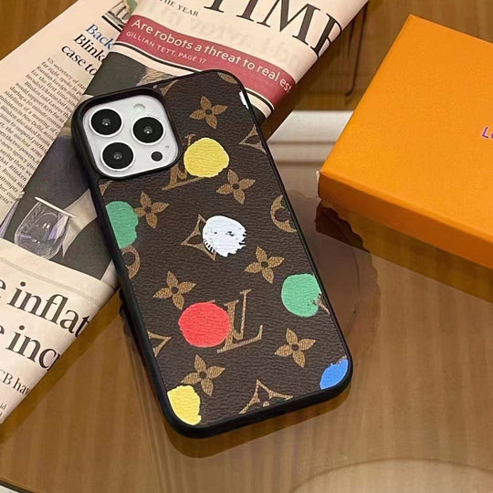 Luxury Multi-Color Monogram iPhone 16 Case – Premium Designer Style