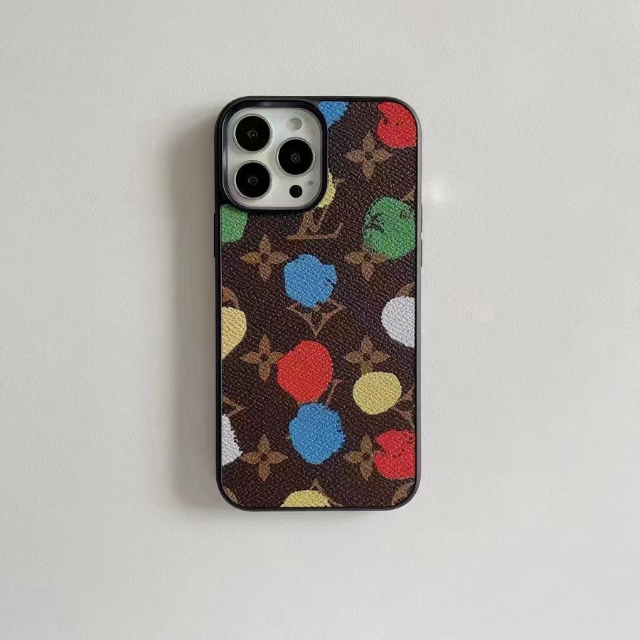 Luxury Multi-Color Monogram iPhone 16 Case – Premium Designer Style
