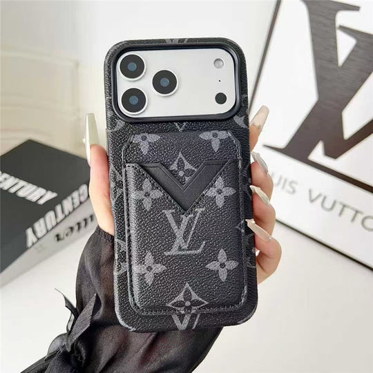 Card Holder Phone Case for iPhone 17 / 16 / 15 / 14 / 13 – Premium Designer Chic Style