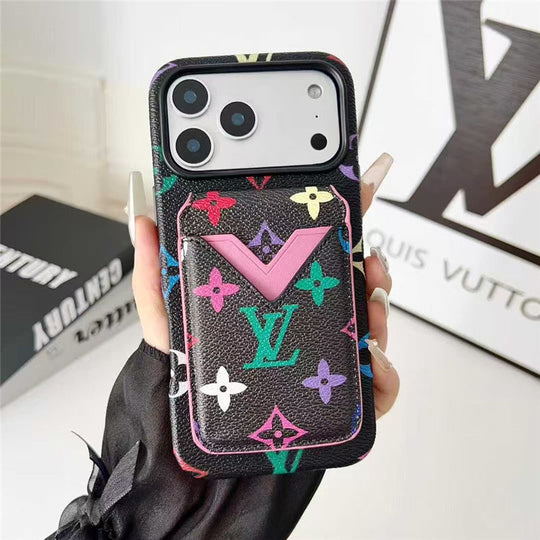 Card Holder Phone Case for iPhone 17 / 16 / 15 / 14 / 13 – Premium Designer Chic Style