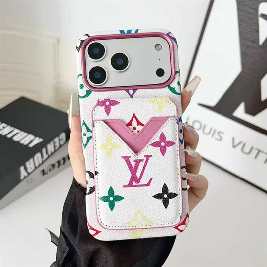 Card Holder Phone Case for iPhone 17 / 16 / 15 / 14 / 13 – Premium Designer Chic Style
