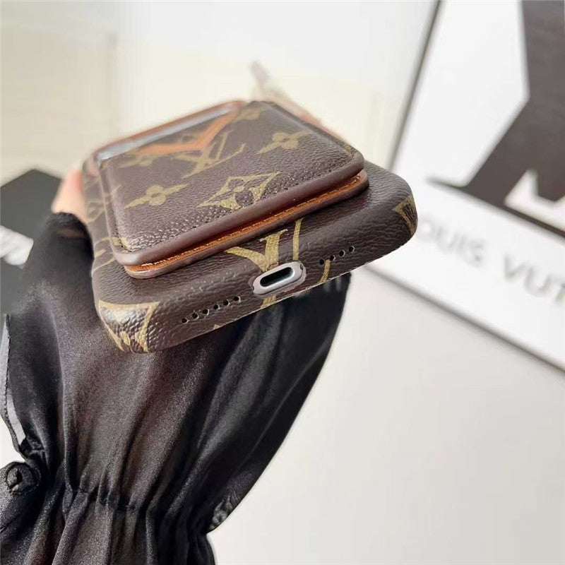 Card Holder Phone Case for iPhone 17 / 16 / 15 / 14 / 13 – Premium Designer Chic Style