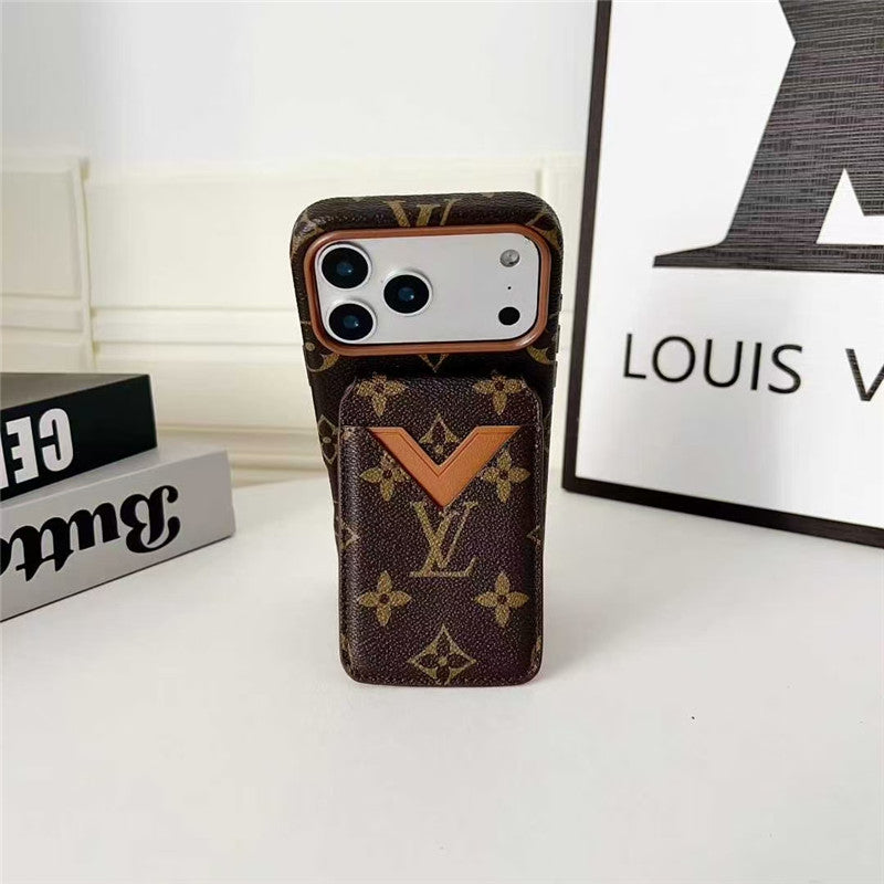 Card Holder Phone Case for iPhone 17 / 16 / 15 / 14 / 13 – Premium Designer Chic Style