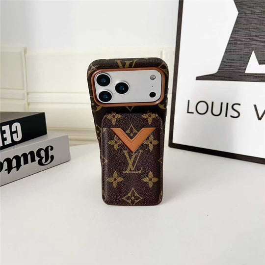 Card Holder Phone Case for iPhone 17 / 16 / 15 / 14 / 13 – Premium Designer Chic Style