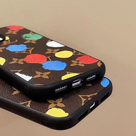 Luxury Multi-Color Monogram iPhone 16 Case – Premium Designer Style