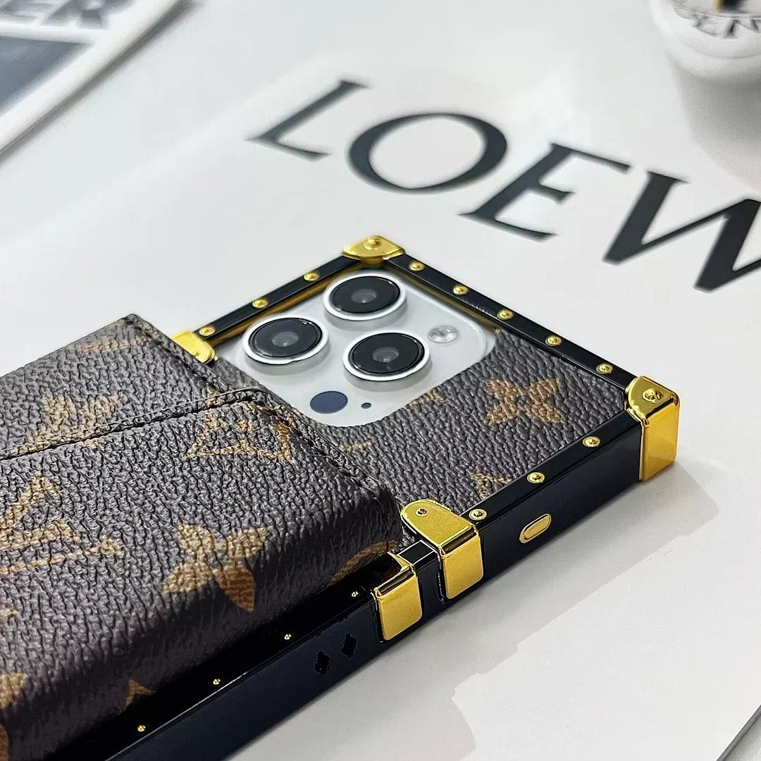 Designer Trunk Case for iPhone 16 Pro | Premium Luxury Style Cover – Engineered for Everyday Excellence