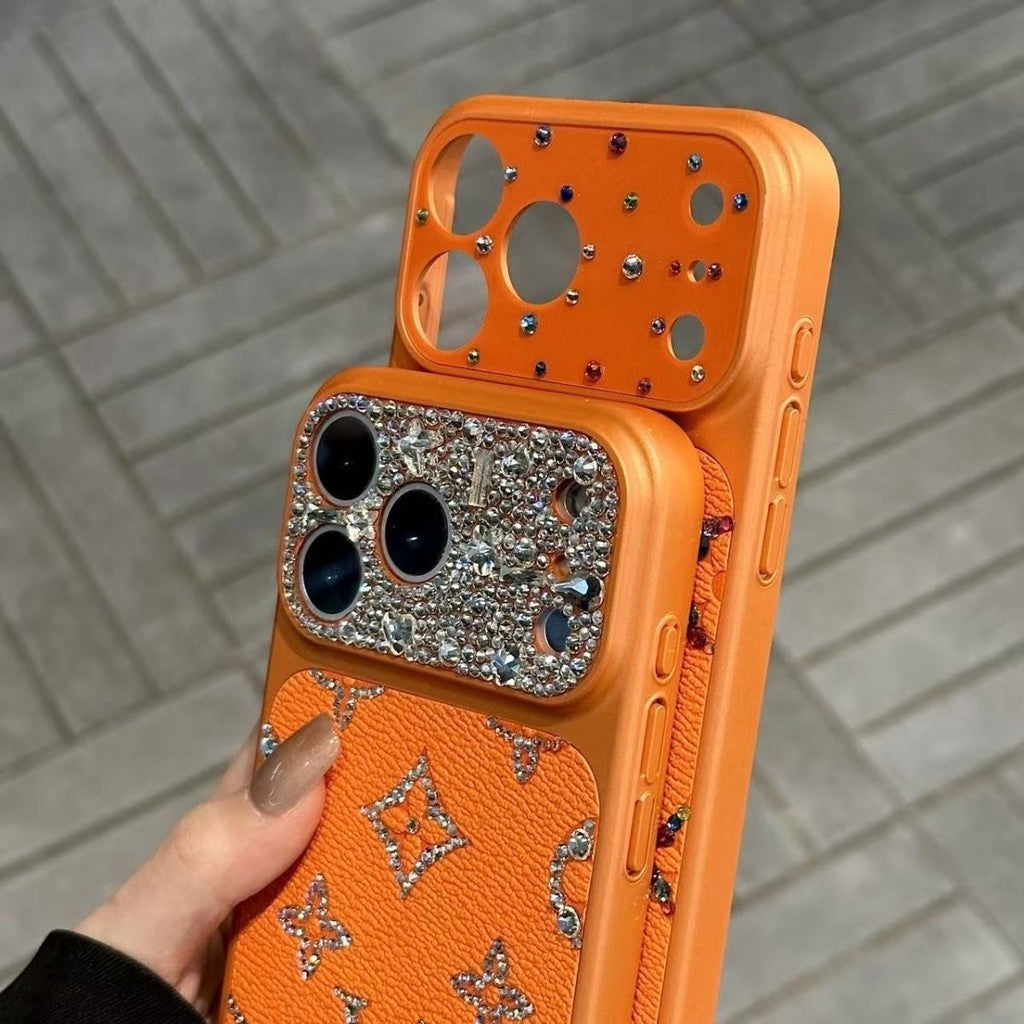 Luxury Rhinestones Glitter iPhone Case for iPhone 17 / 16 / 15 / 14 – Style Designer Protective Phone Cover