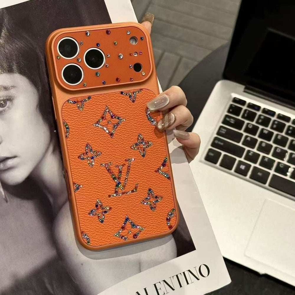 Luxury Rhinestones Glitter iPhone Case for iPhone 17 / 16 / 15 / 14 – Style Designer Protective Phone Cover