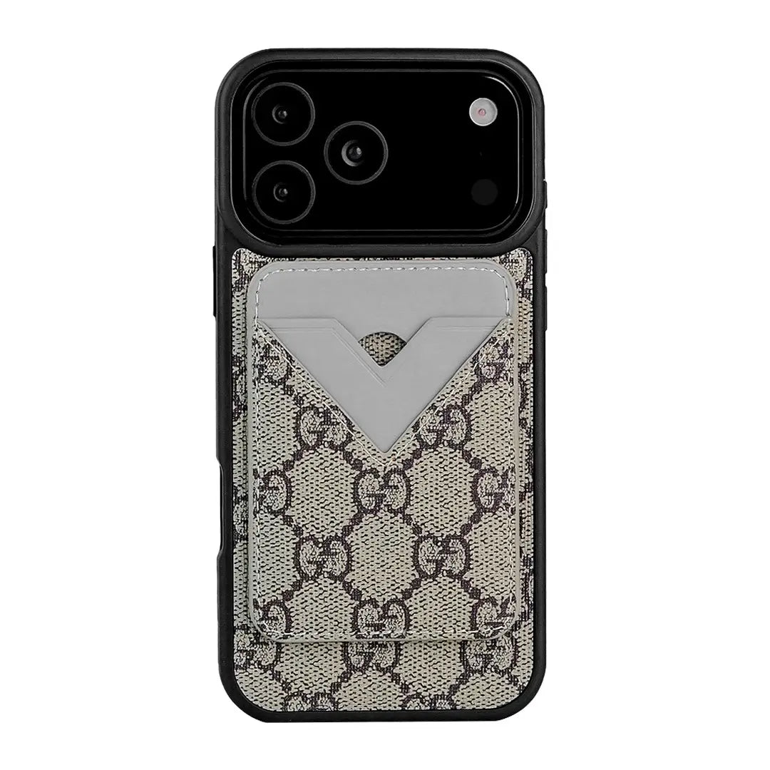 Inspired iPhone Case With Card Holder for iPhone 17 / 16 / 15 / 14