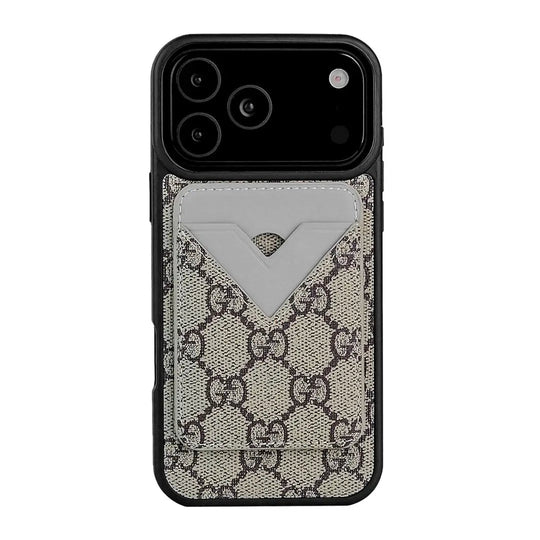 Inspired iPhone Case With Card Holder for iPhone 17 / 16 / 15 / 14