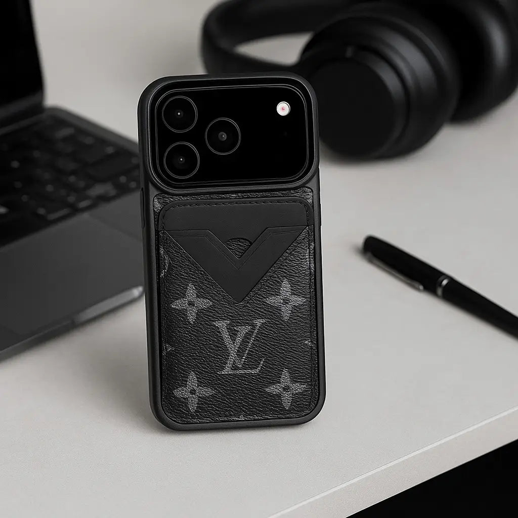 Inspired iPhone Case With Card Holder for iPhone 17 / 16 / 15 / 14