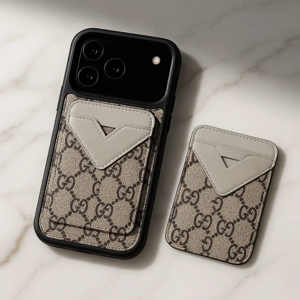 Inspired iPhone Case With Card Holder for iPhone 17 / 16 / 15 / 14