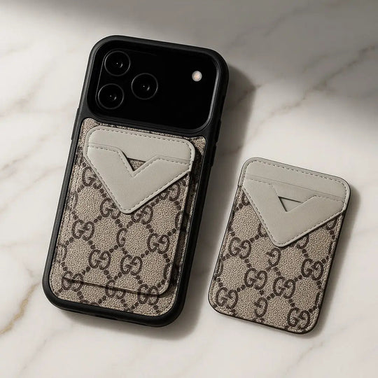 Inspired iPhone Case With Card Holder for iPhone 17 / 16 / 15 / 14