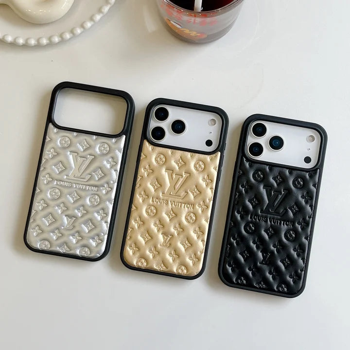 Chic iPhone Case for iPhone 17 / 16 / 15 / 14 – Luxury Designer Monogram Cover