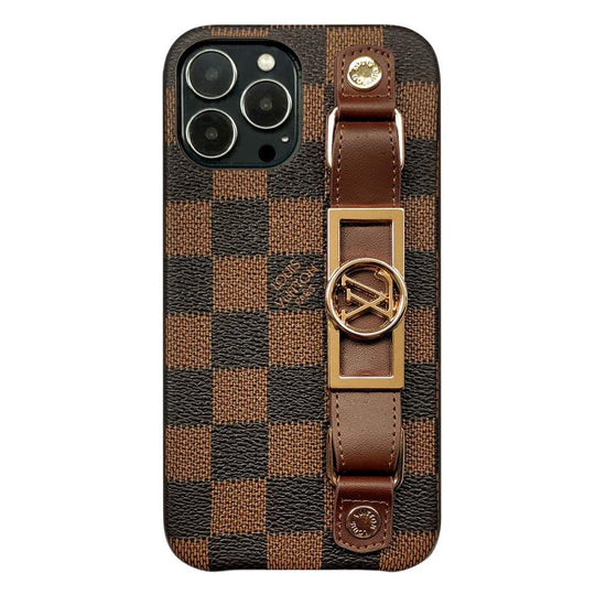 iPhone 16 Protective Case with Wrist Band – Luxury Fashion Cover