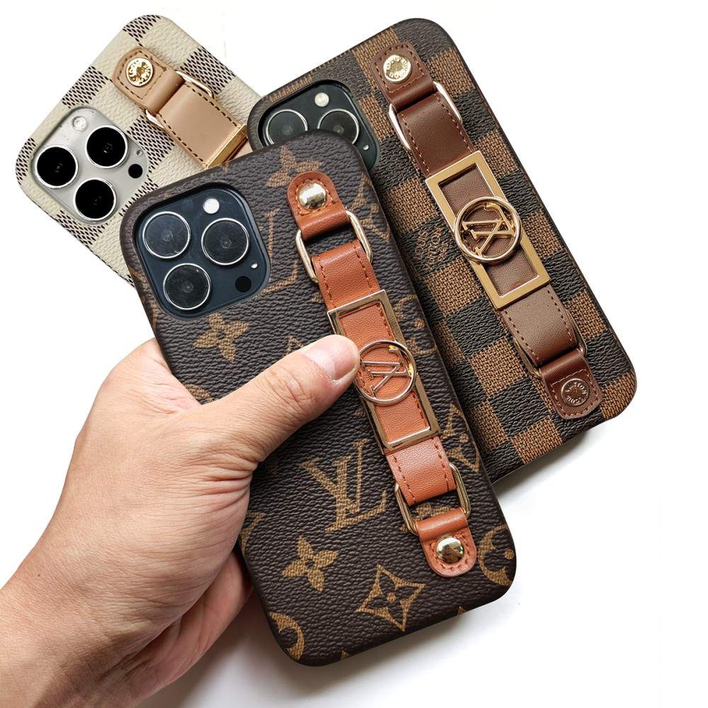 iPhone 16 Protective Case with Wrist Band – Luxury Fashion Cover