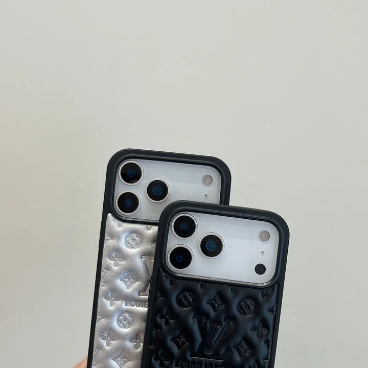 Chic iPhone Case for iPhone 17 / 16 / 15 / 14 – Luxury Designer Monogram Cover
