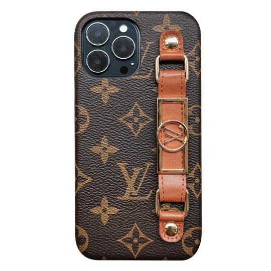 iPhone 16 Protective Case with Wrist Band – Luxury Fashion Cover