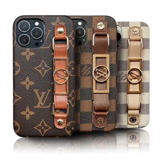 iPhone 16 Protective Case with Wrist Band – Luxury Fashion Cover