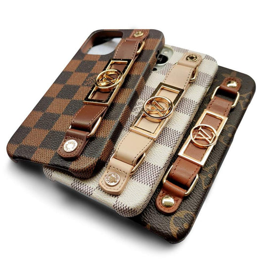 iPhone 16 Protective Case with Wrist Band – Luxury Fashion Cover
