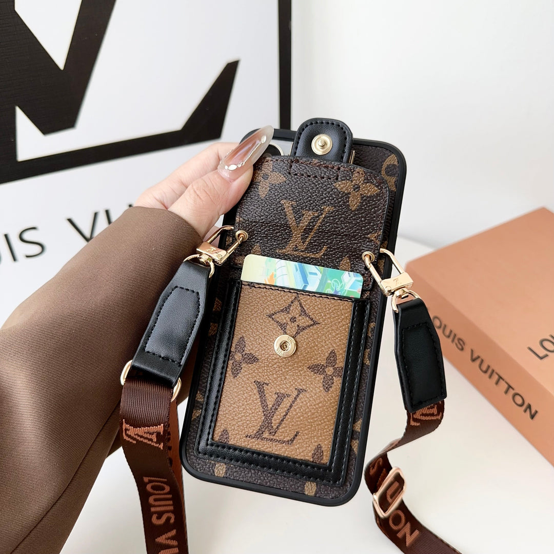 Dauphine Monogram Crossbody iPhone Case – Luxury Designer Cover for iPhone 17