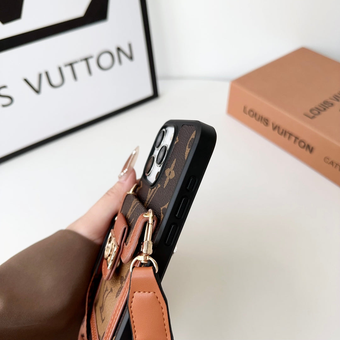 Dauphine Monogram Crossbody iPhone Case – Luxury Designer Cover for iPhone 17