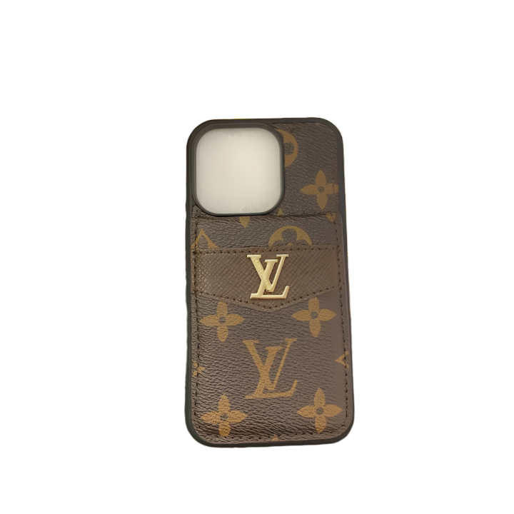 Luxury Monogram Flip Wallet iPhone 17 Case – High-End Designer Style