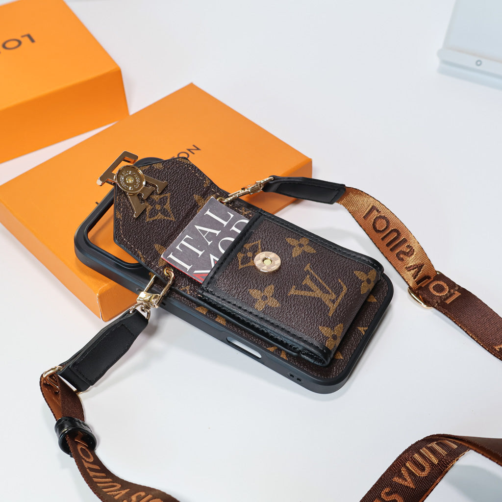 Crossbody iPhone 17 Case with Strap – Premium Designer Phone Cover for iPhone 17 / 16 / 15 / 14