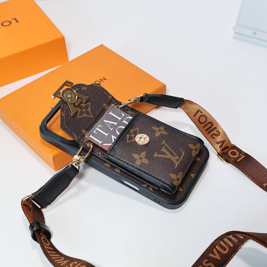 Crossbody iPhone 17 Case with Strap – Premium Designer Phone Cover for iPhone 17 / 16 / 15 / 14