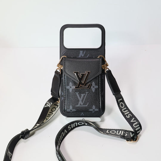 Crossbody iPhone 17 Case with Strap – Premium Designer Phone Cover for iPhone 17 / 16 / 15 / 14
