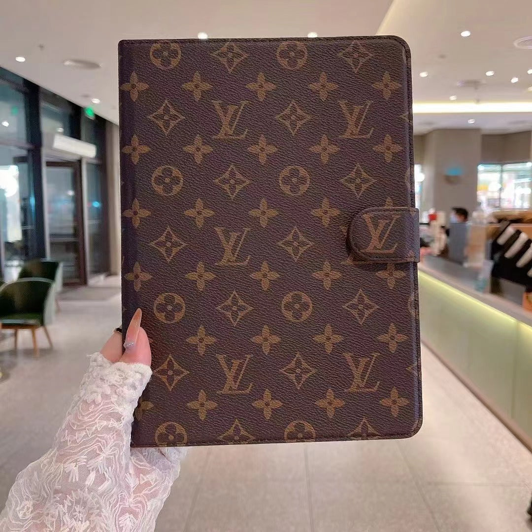 Designer iPad Case – Premium Canvas Monogram Luxury Cover