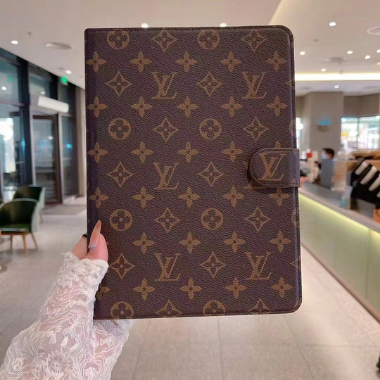 Designer iPad Case – Premium Canvas Monogram Luxury Cover