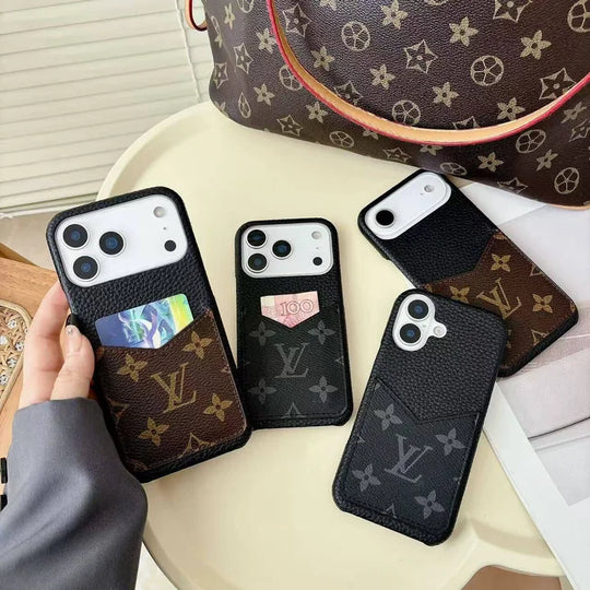 Monogram Phone Case with Card Holder