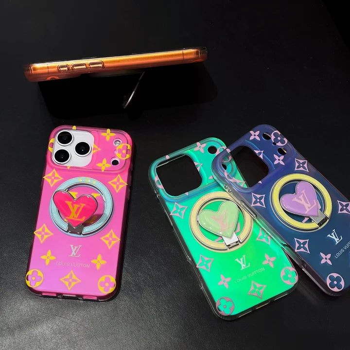 Colorful Heart Magnetic iPhone Case – Designer Style for iPhone 17 / 16 / 15 / 14 / 13