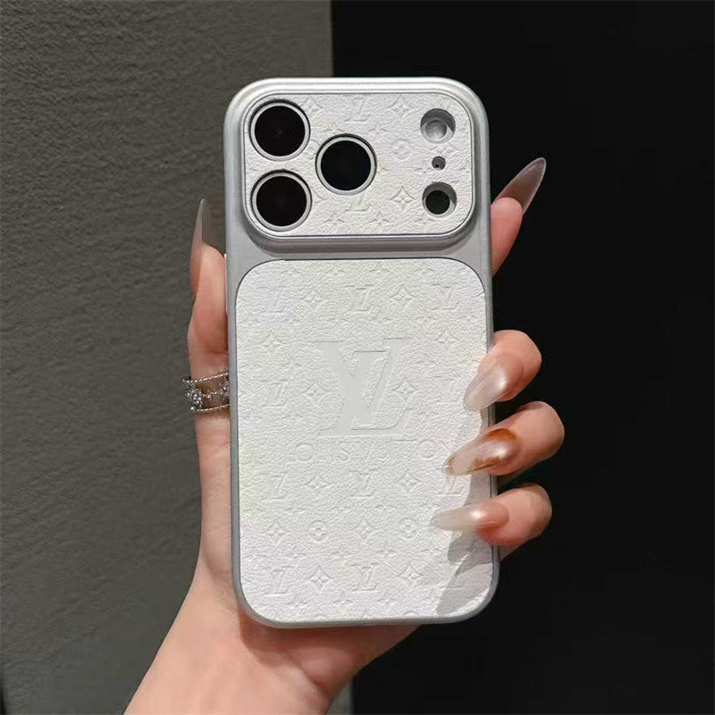 Orange Fibre Phone Case – Elegant Designer Style for iPhone 17 / 16 / 15 / 14
